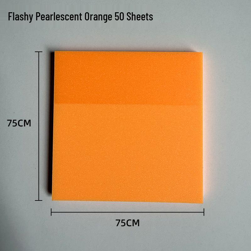 Transparent Colored PET Sticky Notes - Reusable, See-Through, Fluorescent Index Stickers