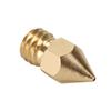 3D Printer Nozzle Brass Extrude Head Portable Brass Nozzle Firm Printer Thread, 3mm/1\.75mm