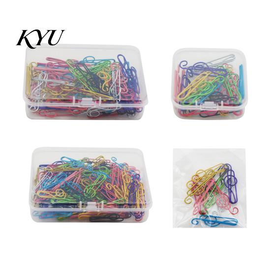 Creative Document Organizers Musical Note Paper Clips, Colorful Metal Treble Clef Decorative Classroom Gift Items Fasteners, Bookmarks for Office