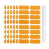 48-144Pairs Sports Eye Black Stickers Under Eye Black Strips Football Face Stickers Breathable Eyeblack Sticker with 1Pcs Pencil