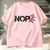 Summer Funny Nope No Kings Unisex Unisex Tshirt Short Sleeve Tee Clothing Casual Hip Hop Streetwear Fashion Trendy Tees Tops