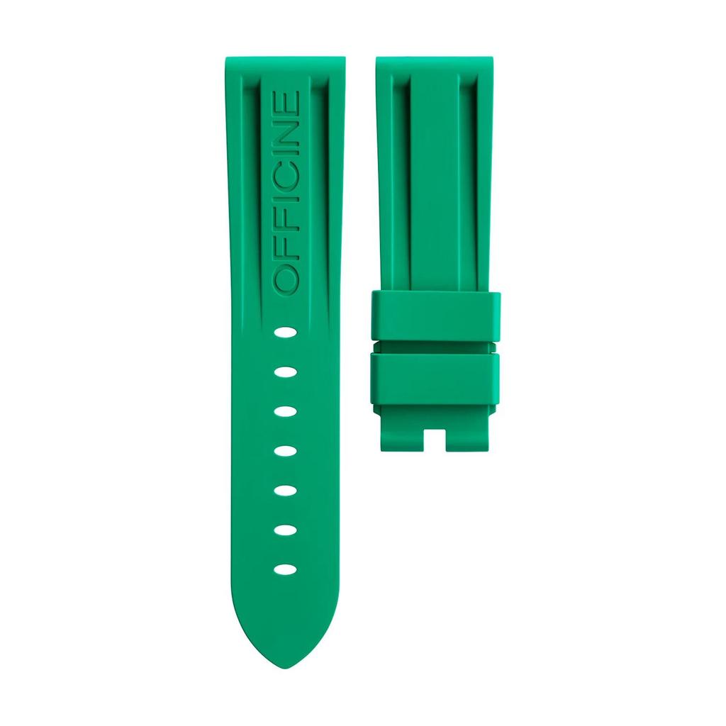 Pulseira de Relógio Macia de Borracha Fluorada de Qualidade FKM Para Acessórios de Pulseira Panerai Para Relógios PAM111/441 22mm 24mm 26mm Fivela de Pino