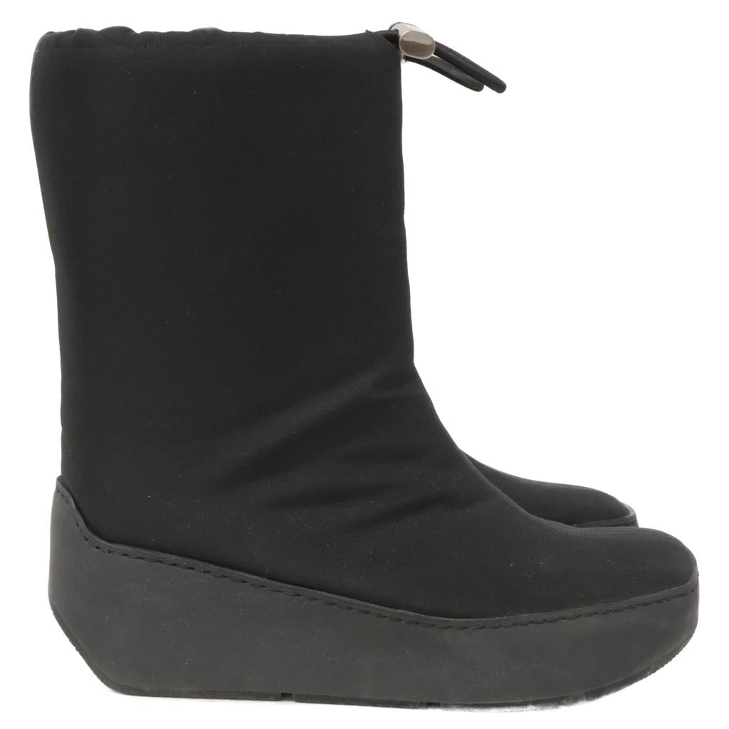 PRADA SPORT Nylon Platform Snow Boots/ Shoes 37 blackUsed