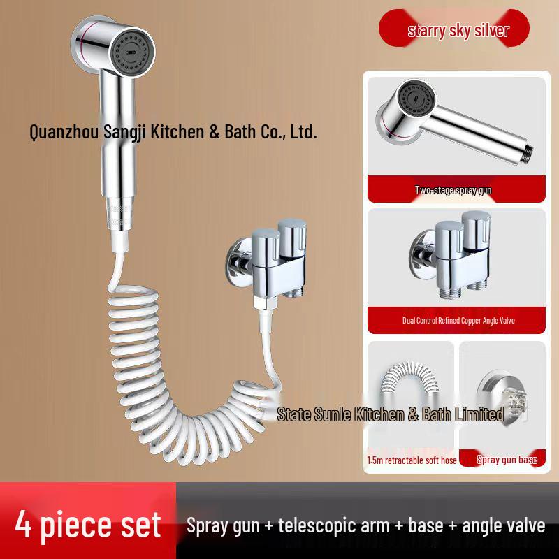 High-Pressure Bidet Spray Gun with Dual Settings