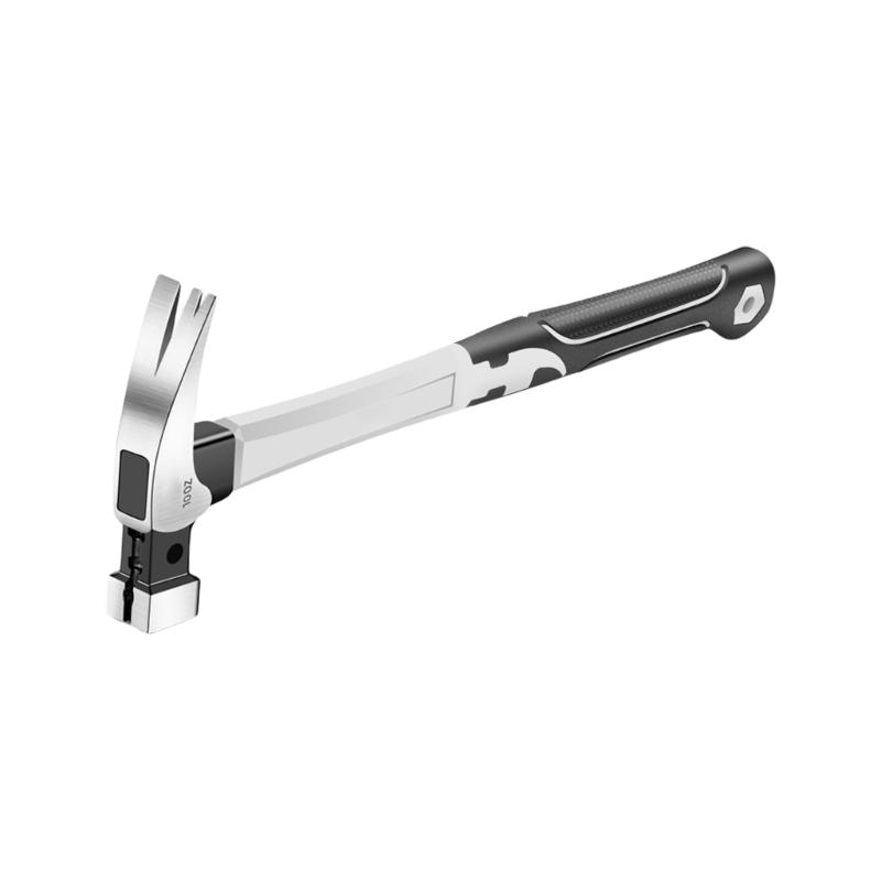 All Purpose Claw Hammer High Carbon Steel Body NonSlip Grip Enhances Strikes Force For Various Repair Applications