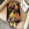 Art French Polka Dot Long Silk Scarf Femininity Versatile High Sense Spring and Autumn New with Shirt Scarf Belt