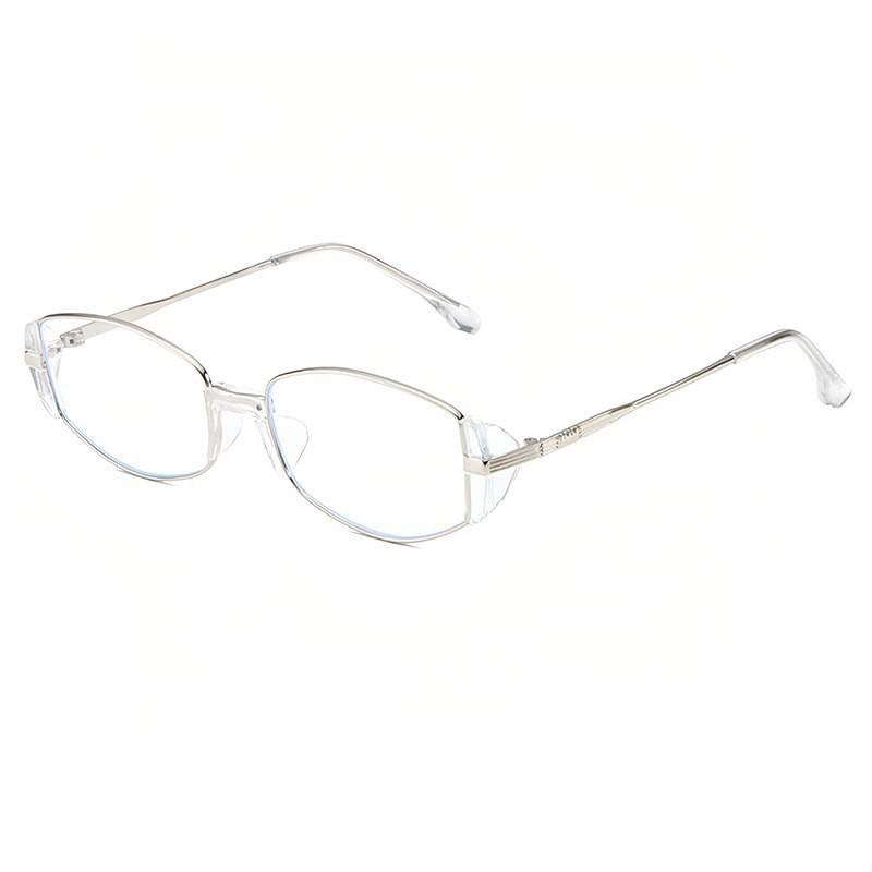 New Modern Retro Tea Narrow Frame Sunglasses Luxury Cat Eye Metal Sunglasses for Women Vintage Men Travel Outdoor Sunglasses