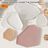 1Pcs Irregular Tray Silicone Mold Handmade Polygon Coaster Tray Casting Mold Concrete Cement Gypsum Paster Pan Mold