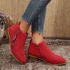 New Style Shoes: Large-sized Double Zipper Thick-heeled Women's Boots, Outerwear Boots for Women