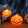 Outdoor Halloween Decoration Pumpkin Lantern, Spooky Handheld Light Up Lantern Lamp for Party Favors, Indoor Decor Durable