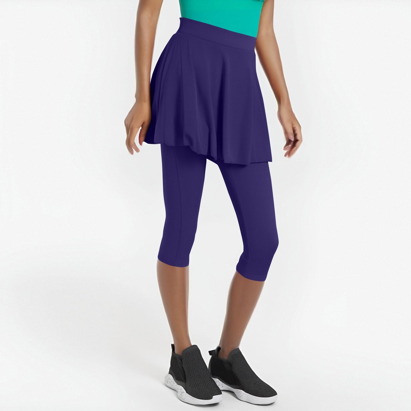 

Женские облегающие леггинсы с низкой посадкой и эластичным лифом Seven Point, повседневные штаны для йоги с подъемом бедер L фиолетовый