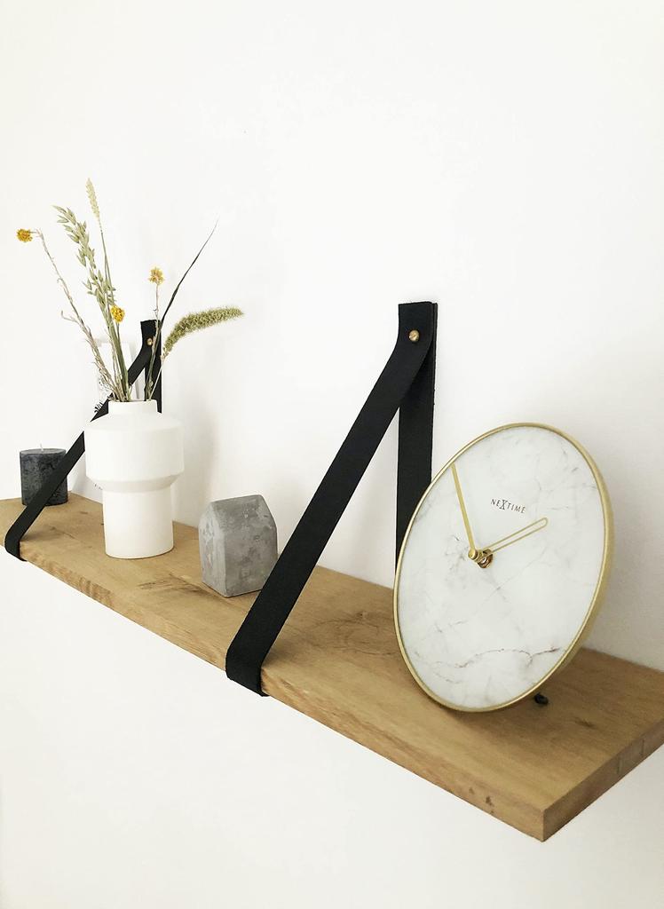NeXtime Marble Table Table Clock Wall Clock Silent Small 20cm
