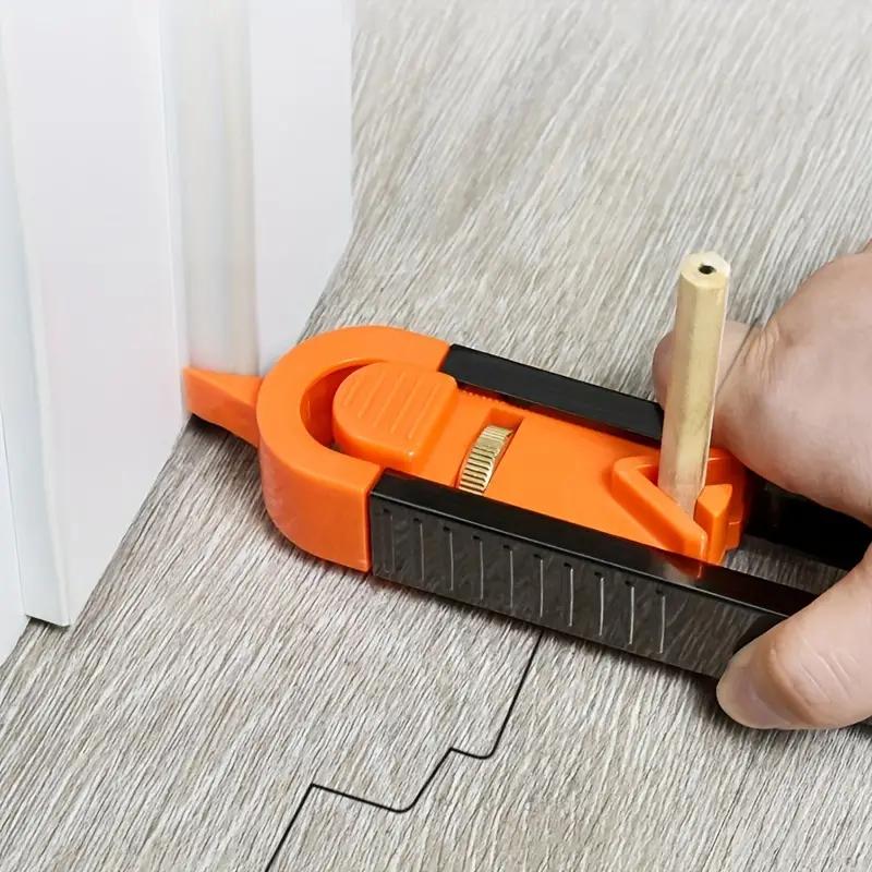 Multifunctional Woodworking Measuring Irregular Contour Marking Ruler Contour with Lock Adjustable Irregular Arc Precise Measurement Tool