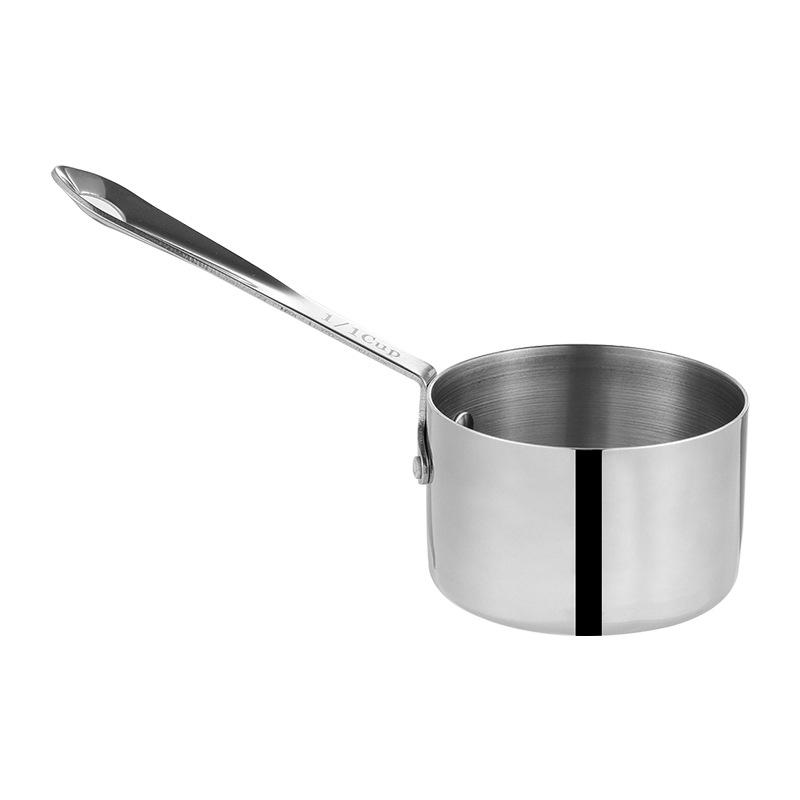 304 Stainless Steel Sauce Cup with Handle for American Western Cuisine, Custom Logo