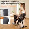 Leg Stretcher Hip Abductor Machine Glute Machine & Exercise Equipment with Resistance Band Adductor for Women Men 360 Degree Adjustable Pads Ultra
