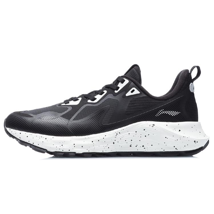 New LiNing Cloud Shield Rebound Cushioning Low Top Running Shoes Women's Black ARHR084-1