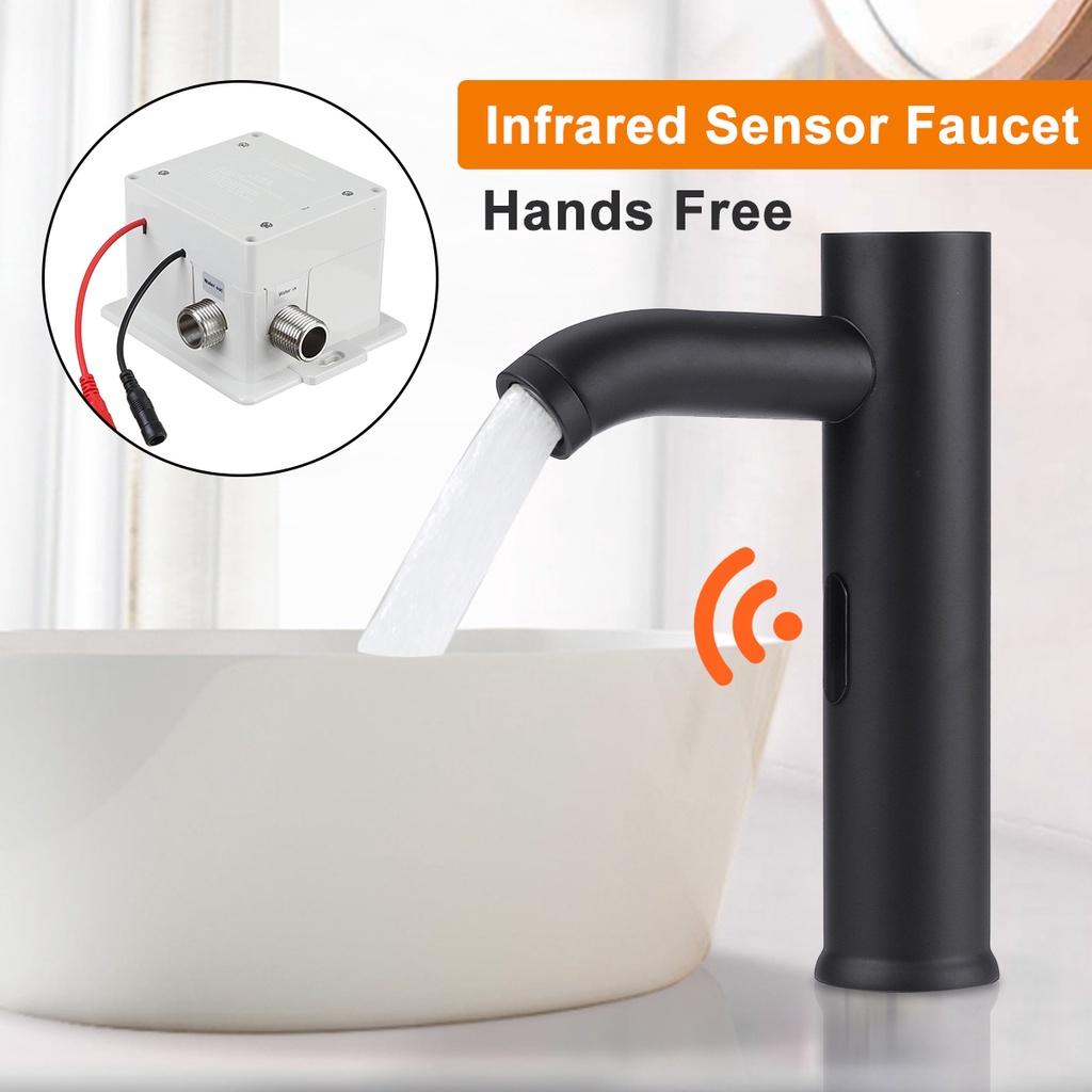 DC6V Sink Faucets Automatic Infrared Sensor Faucet Water Tap Deck Mount Smart Touch Hands Free Inductive Water Tap Kitchen