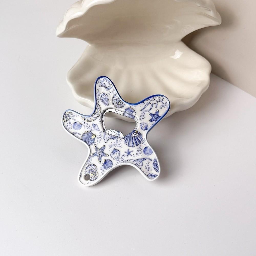 

3D Embossed Five-pointed Star Bottle Opener Beach Theme Ocean Style Decoration Seaside Souvenirs Style 2