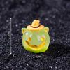 6Pcs Luminous Halloween Pumpkin Figurine Micro Landscape Landscape Resin Craft Mini Fairy Garden Ornaments Home Desk Decor