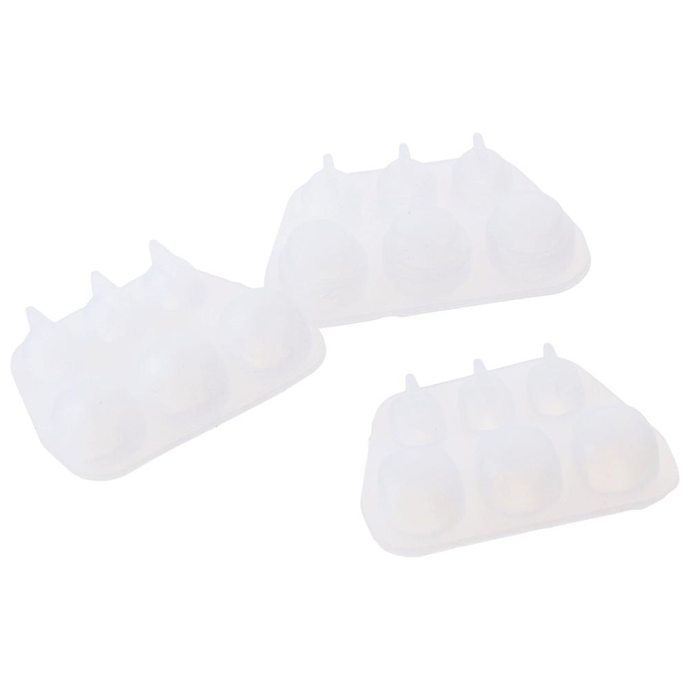 

3 Pcs Ghost Head Skull Resin Casting Mould Bracelet Accessories Epoxy Silicone Molds Halloween