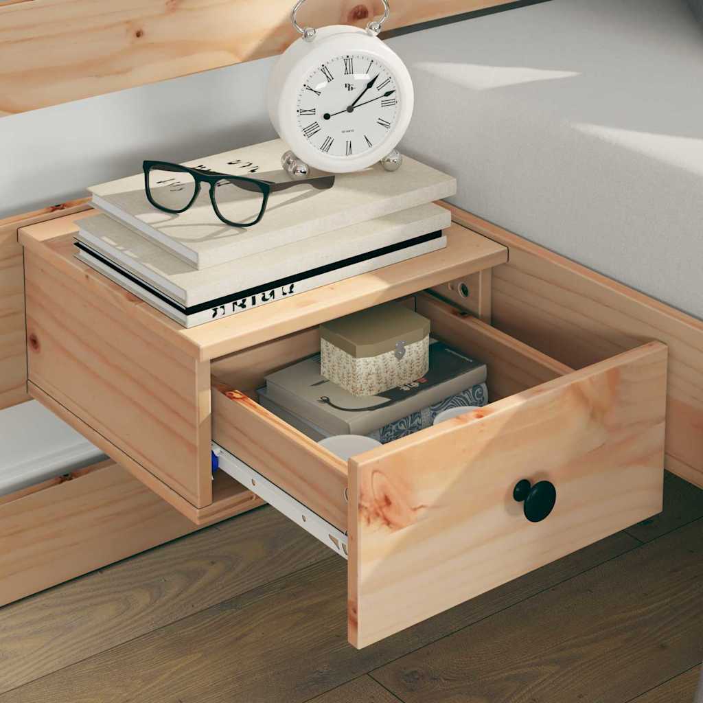 Bed Frame with Headboard Brown 180 x 200 cm Solid Pine Wood