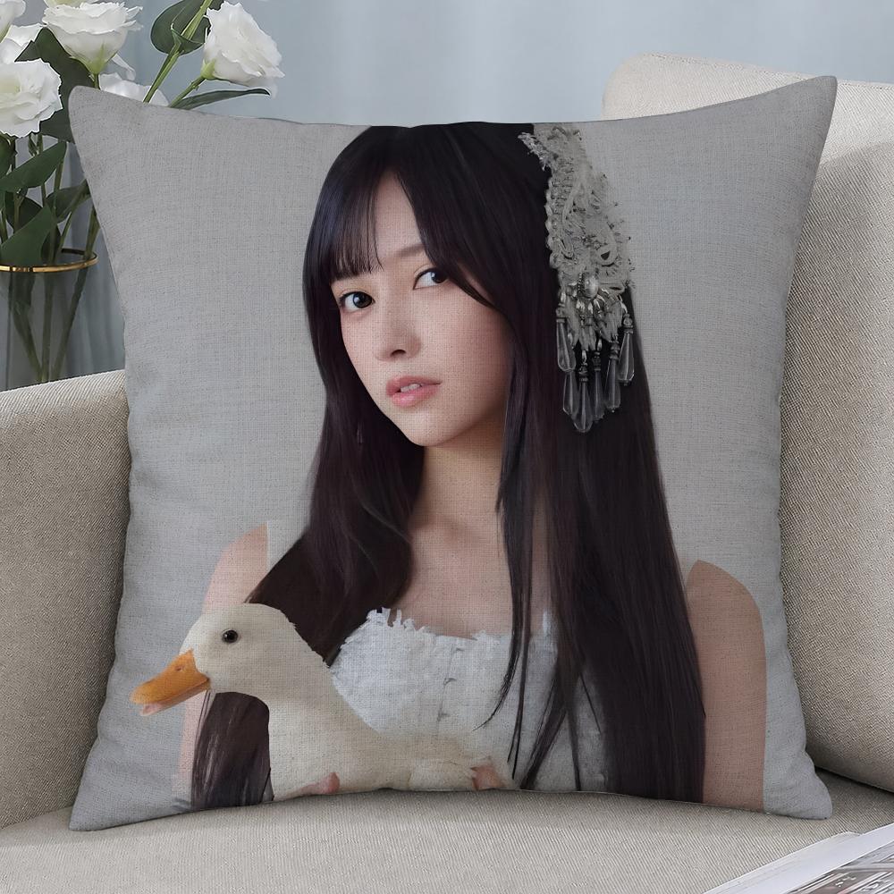 Idol Nogizaka Cushion Cover Cushion Covers Natural Linen Breathable Sofa Bedroom Decor Pillowcase