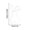 Easter Bunny Tail Shape LED Neon Lights USB Charging Cartoon Spring Rabbit Lamp Desk Decor For Teen Kids Girls Boys