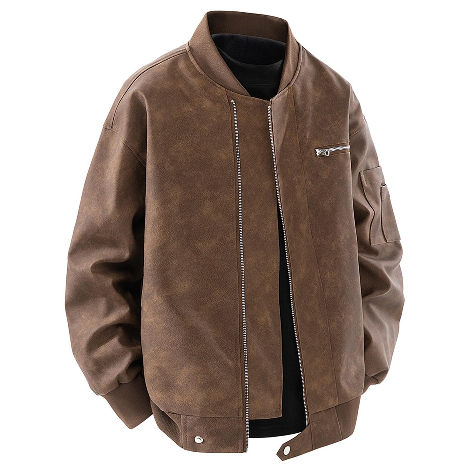 

Мужская весенне-осенняя рабочая куртка с воротником-стойкой и длинными рукавами, мужская повседневная модная рабочая одежда, юбка XXL