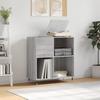VidaXL Armoire à disques sonoma gris 84,5x38x89 cm bois d'ingénierie 831770