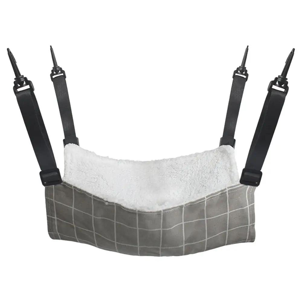 

Cat Hanging Hammock With Adjustable Straps Double-Sided Pet Cage Hammock Hanging Bed Resting Sleepy Pad For Small Animals Pets 53 35cm 20.9 13.8in