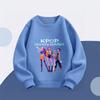 Girls Sweatshirts Fashion Casual Long Sleeve Children's Kpop Demon Huntrix Hoodie Outer Wear Toddler Cartoon Printed Pullovers