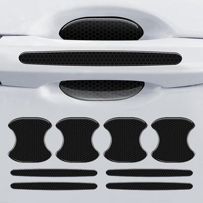 4pcs Car Handle Protection Strip Car Bowl Decorative Protective Stickers Car Door Anti Scratch Stickers Auto Exterior Accessorie