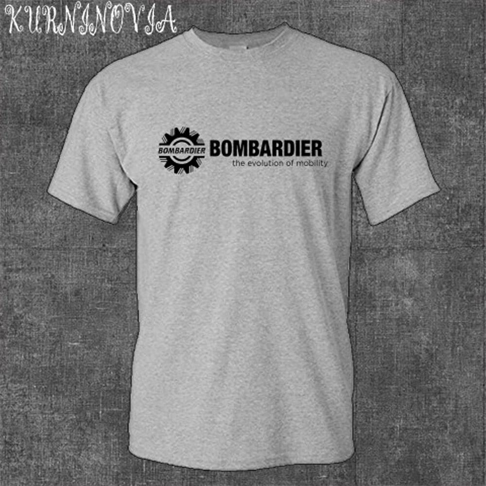 Авиационная техника Bombardier Aerospace Мужская Серая Размер от S до 5XL S