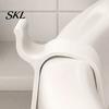 Clip Stabilizzatore di Supporto per Sedile del WC, Morsetti a Clip Senza Foratura, Morsetto di Fissaggio Stabile, Installazione Facile, Alzalucido, per Bagno di Casa