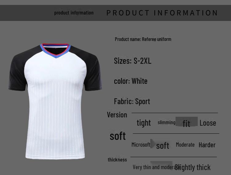 Unisex Basketball-Schiedsrichteruniform: Kurzarm-Oberteil und lange Hose, atmungsaktiver Sportstoff mit Aufdruck