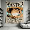 Luffy D Wall Tapestry Aesthetic Wall Hanging Printed Fabric Blanket Decorative Tapestries For Bedroom Living Room Home Decor