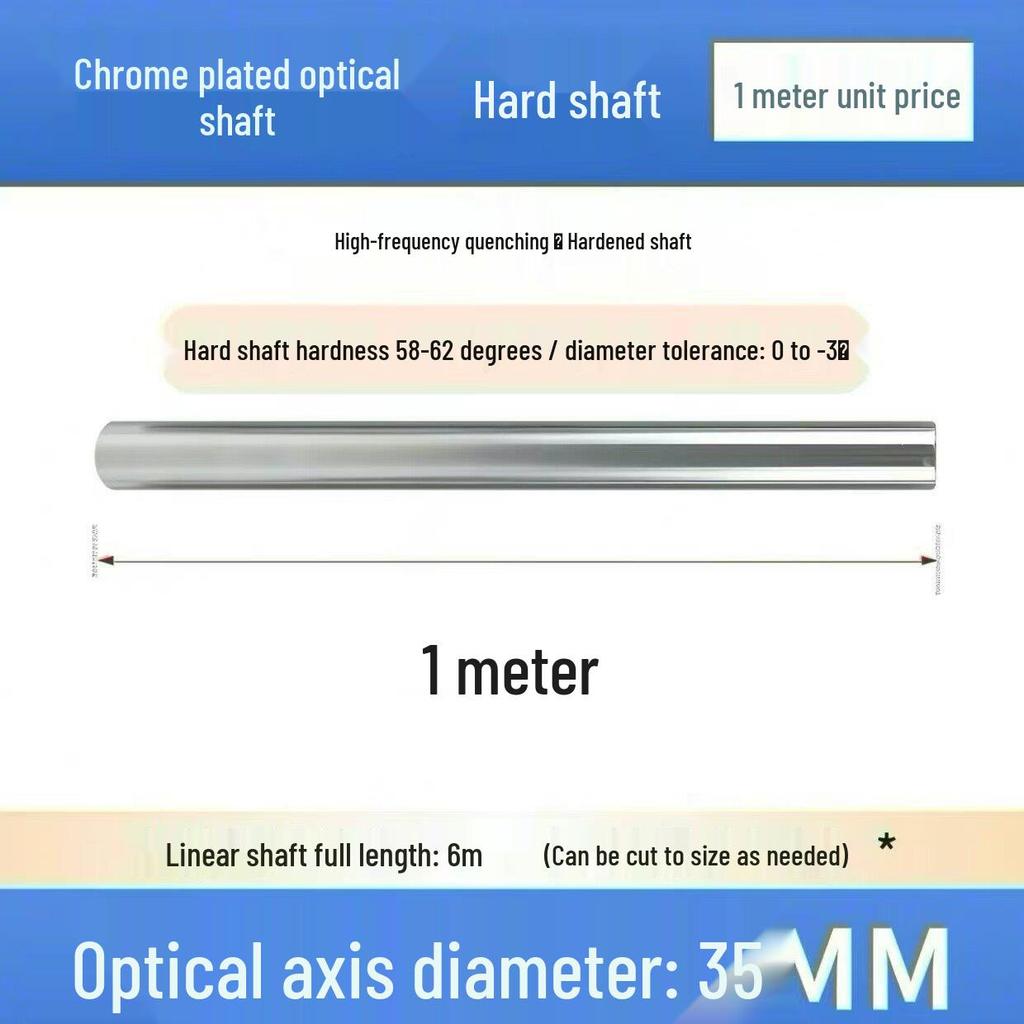 Custom Optical Linear Chrome-Plated Rod for DIY Storage Rack