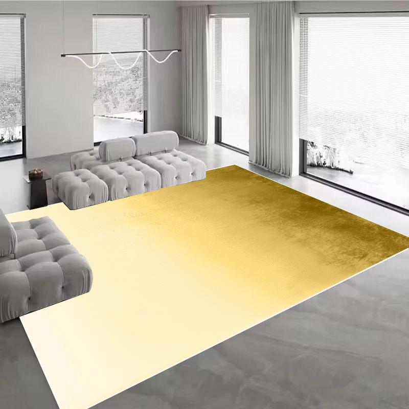 Dopamine Gradient Large Area Carpet Living Room Decoration Lounge Rug Simple Sofa Area Rugs for Bedroom Thicken Solid Color Mats