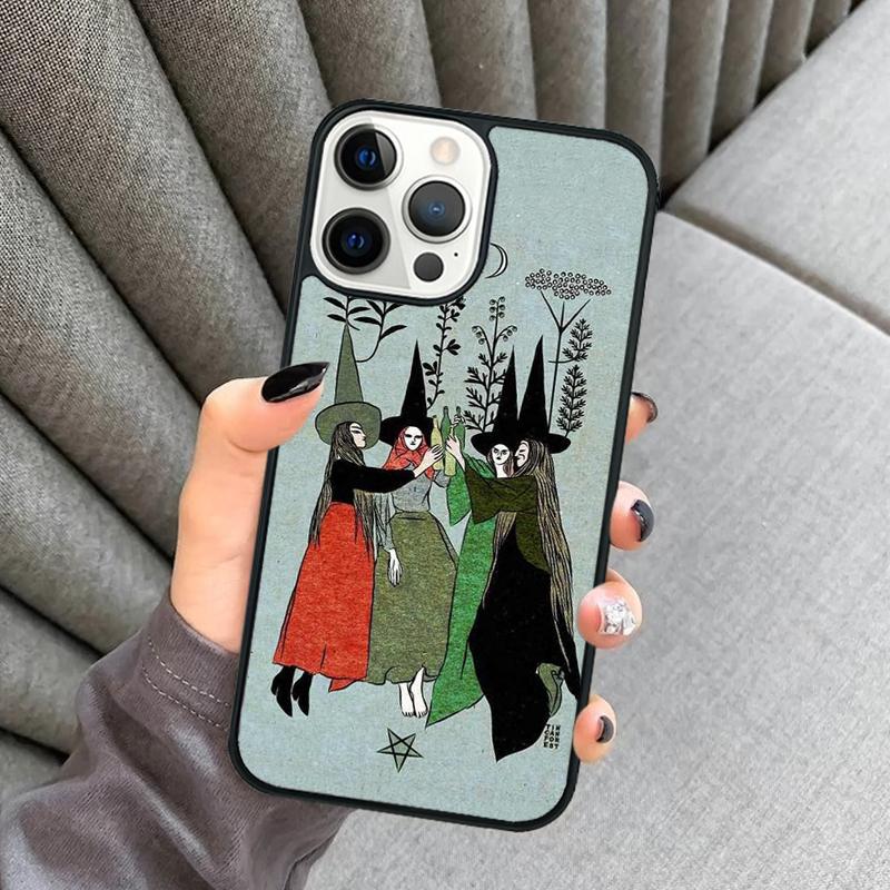 Witches Circle Dance Phone Case For iPhone 17 Air 16 16e 15 13 14 Pro Max 11 12 Plus 2022 MAX Shell Cover coque