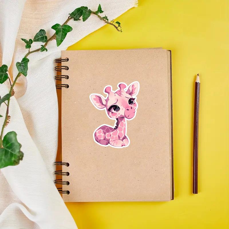 Giraffe Cartoon Grievance Sticker Durable for Laptop, Car, Luggage, Skateboard & More - Perfect for Teens, Adults, Creative Decor & Gifting