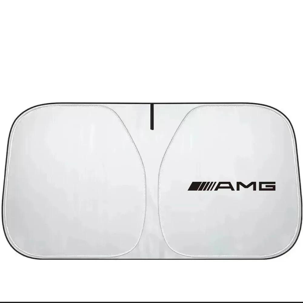 

UV Car Front Windshield Sunshade Protective Cover For Mercedes Benz AMG W203 W213 W223 W206 W220 W205 W211 W212 GLE GLC GLK GLS