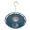 CourtyardShaped Bird Feeder Transparent Hanging Bird Water Feeder for Garden Terrace(Red )
