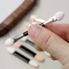 10pcs Nail Powder Brushes Sponge Disposable Double Sided Eyeshadow Applicator Mirror Chrome Pigment Sponge Stick