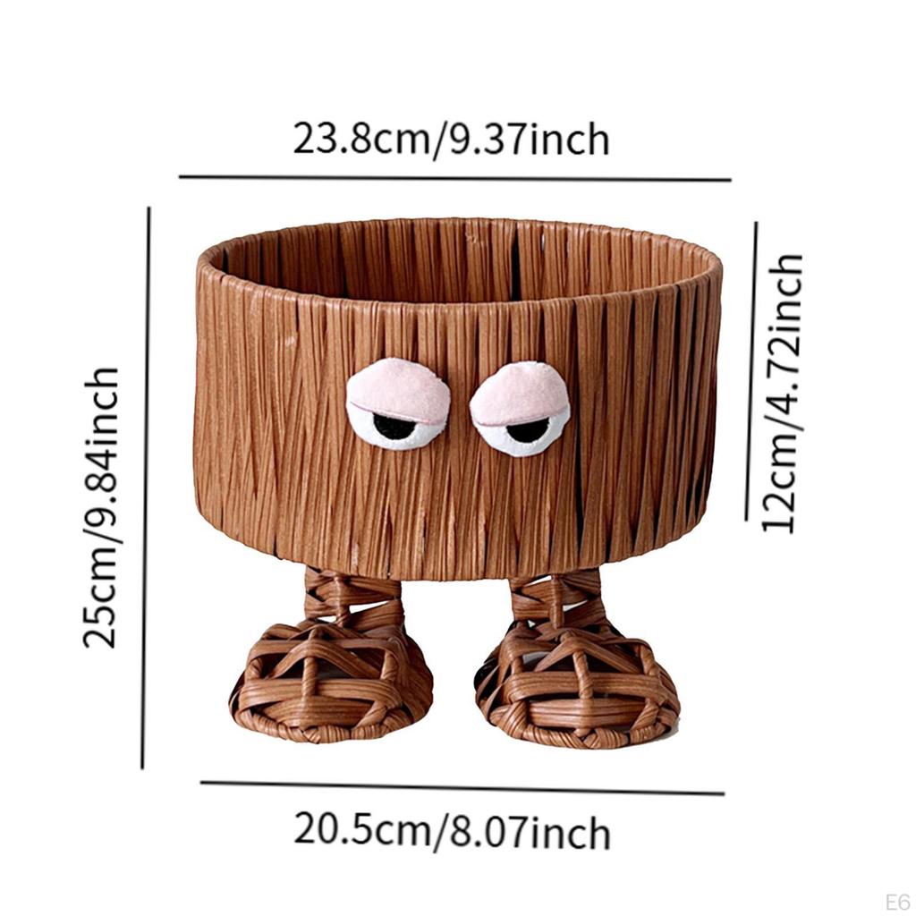 Home Decor Storage Basket for Cookies And Pastries with Imitation Rattan