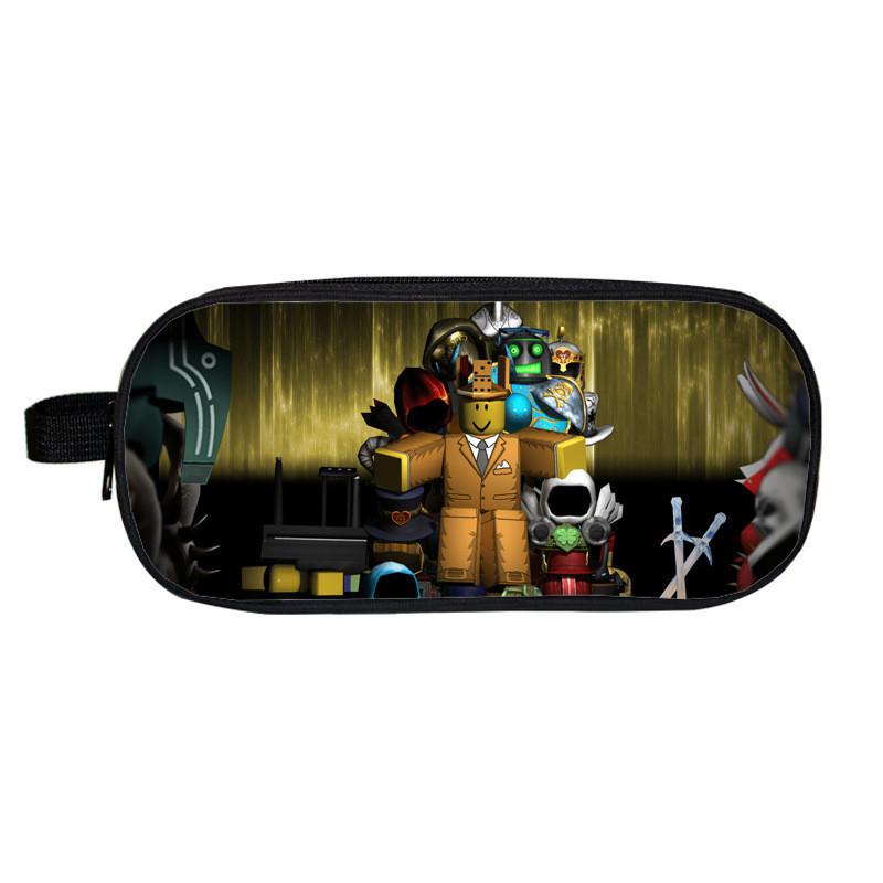 Roblox Cartoon Pencil Case For Boys And Girls With Durable Material**