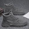 New Fashion Autumn And Winter Men's High Top Martin Boots Students Male Boys Trending Soft Sole Work Shoes Labor Protection Martin Sneakers