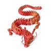 Socha čínského draka 3D tištěná figurka draka s pohyblivými klouby Dekorace na stůl se sochou draka pro domácí kancelář