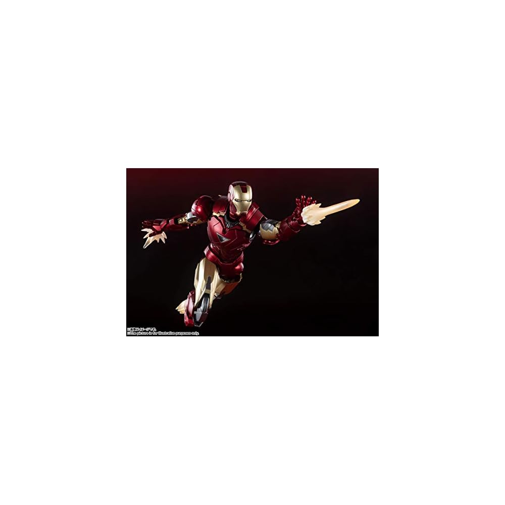 TAMASHII NATIONS S.H. Figuarts Avengers Iron Man Mark 6 Battle Damage Edition 150mm PVC ABS Diecast Action Figure