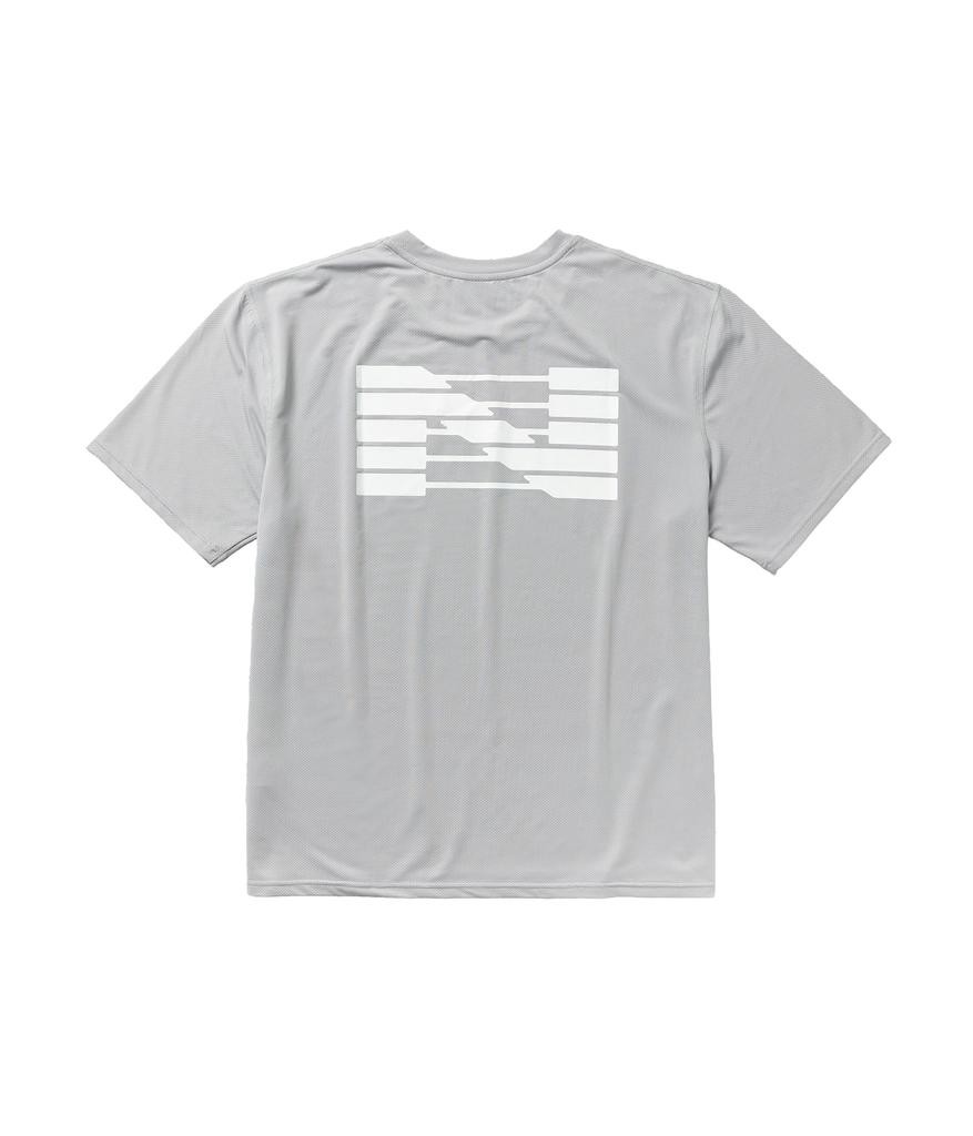 Negeotibeuseupeulliskeulleob Windlayer Mesh Symbol T-Shirt (Gray)