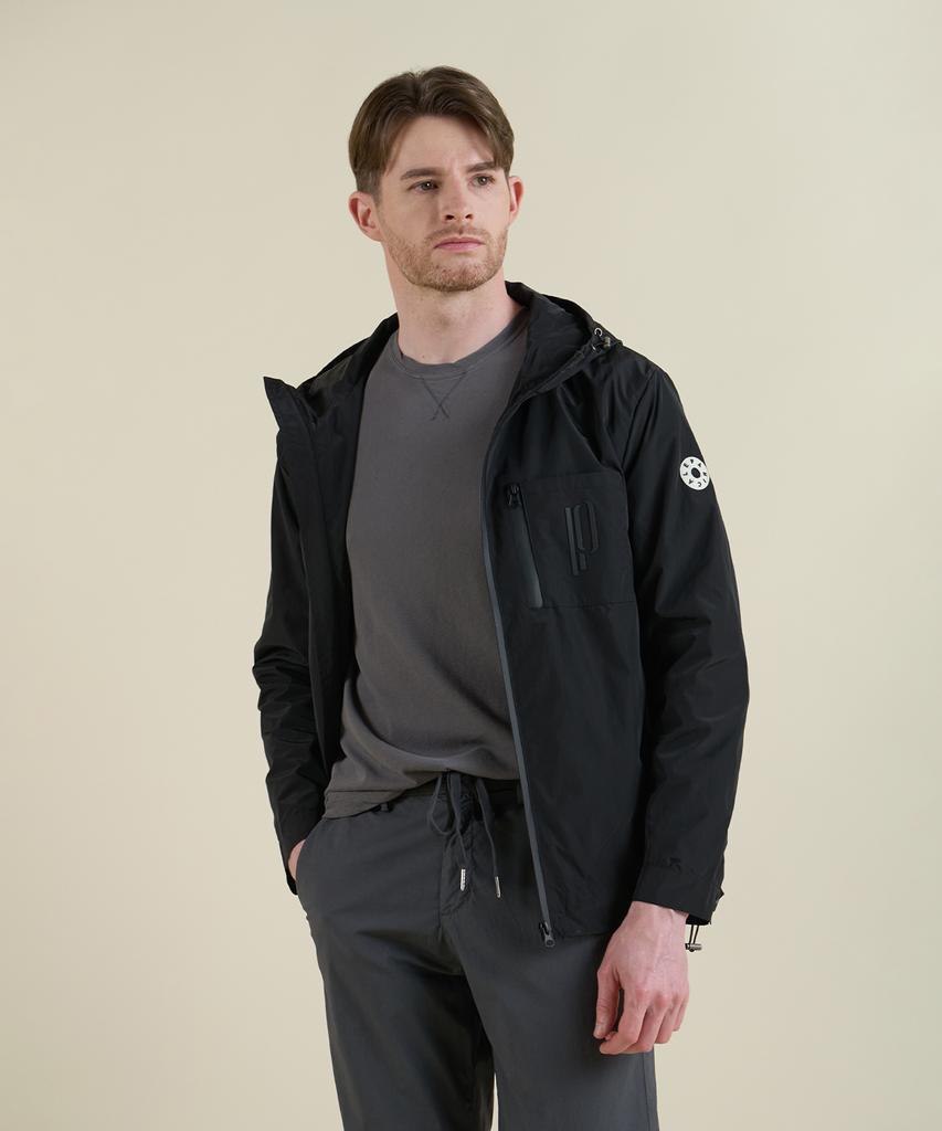 Panicale Black Light Tech Hooded Windbreaker